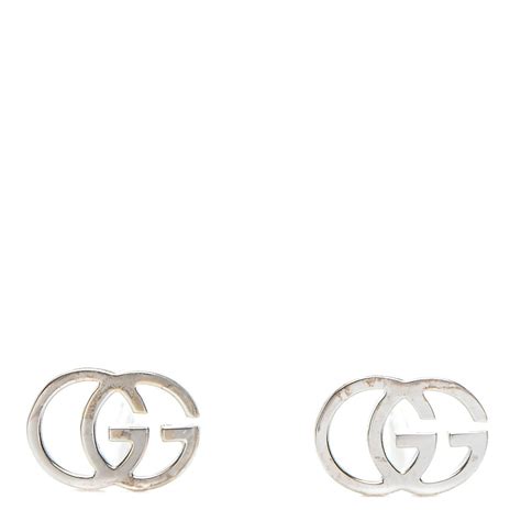 gucci gg tissue stud earrings|Gucci interlocking gg earrings.